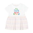 thumbnail image 1 of Inktastic My Nani Grandma Loves Me Girls Baby Dress, 1 of 5