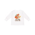 thumbnail image 1 of Inktastic My Nani Loves Me Cute Fox Boys or Girls Long Sleeve Toddler T-Shirt, 1 of 5