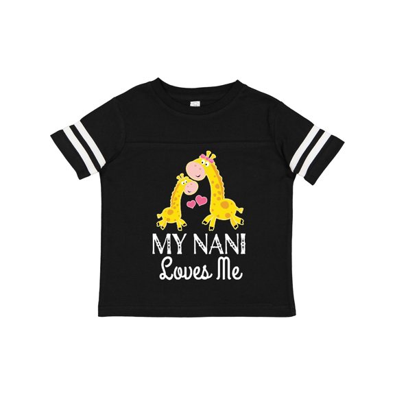 Inktastic My Nani Loves Me Giraffe Boys or Girls Toddler T-Shirt