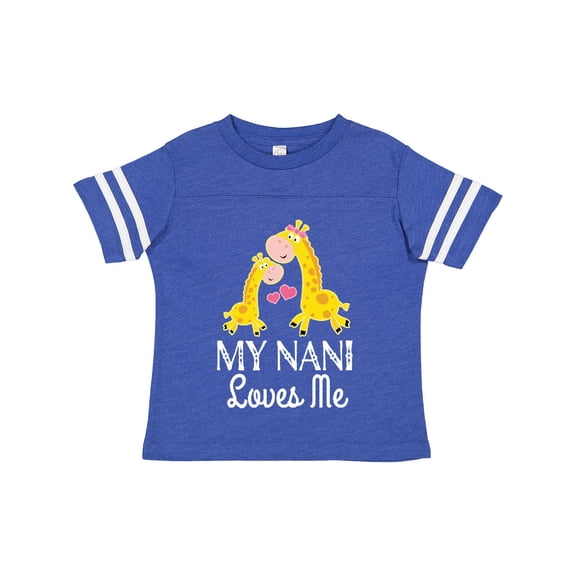 Inktastic My Nani Loves Me Giraffe Boys or Girls Toddler T-Shirt