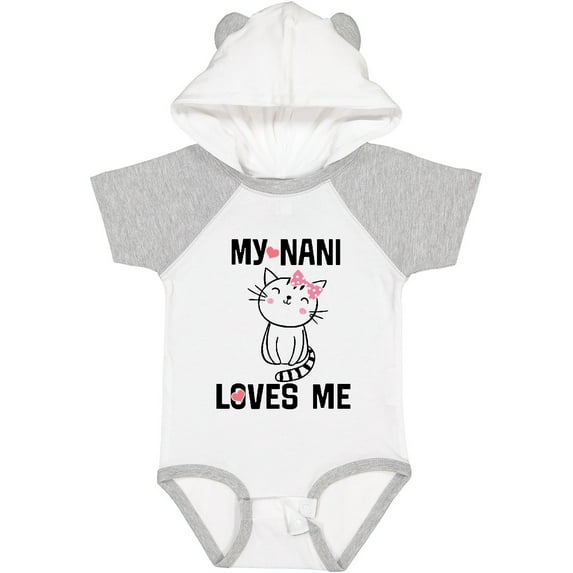 Inktastic My Nani Loves Me Girls Girls Baby Bodysuit