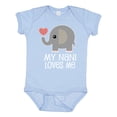 thumbnail image 1 of Inktastic My Nani Loves Me Grandchild Boys or Girls Baby Bodysuit, 1 of 5