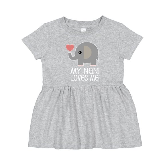 Inktastic My Nani Loves Me Grandchild Girls Baby Dress