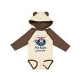 thumbnail image 1 of Inktastic My Nani Loves Me Grandson Bear Boys Long Sleeve Baby Bodysuit, 1 of 5