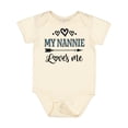 thumbnail image 1 of Inktastic My Nannie Loves Me Granddaughter Boys or Girls Baby Bodysuit, 1 of 5