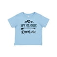 thumbnail image 1 of Inktastic My Nannie Loves Me Granddaughter Boys or Girls Baby T-Shirt, 1 of 5