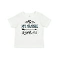 thumbnail image 1 of Inktastic My Nannie Loves Me Granddaughter Boys or Girls Baby T-Shirt, 1 of 5