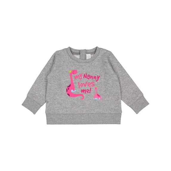 Inktastic My Nanny Loves Me Baby Sweatshirt