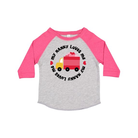 Inktastic My Nanny Loves Me Boys or Girls Toddler T-Shirt