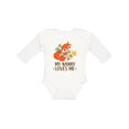 thumbnail image 1 of Inktastic My Nanny Loves Me Cute Fox Boys or Girls Long Sleeve Baby Bodysuit, 1 of 5