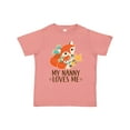 thumbnail image 1 of Inktastic My Nanny Loves Me Cute Fox Boys or Girls Toddler T-Shirt, 1 of 5