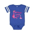 thumbnail image 1 of Inktastic My Nanny Loves Me Girls Baby Bodysuit, 1 of 5
