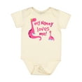 thumbnail image 1 of Inktastic My Nanny Loves Me Girls Baby Bodysuit, 1 of 5