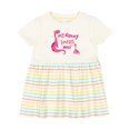 thumbnail image 1 of Inktastic My Nanny Loves Me Girls Baby Dress, 1 of 5
