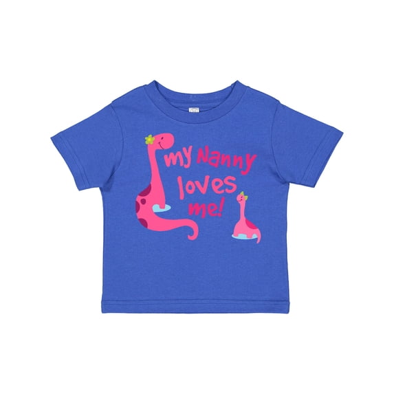 Inktastic My Nanny Loves Me Girls Toddler T-Shirt