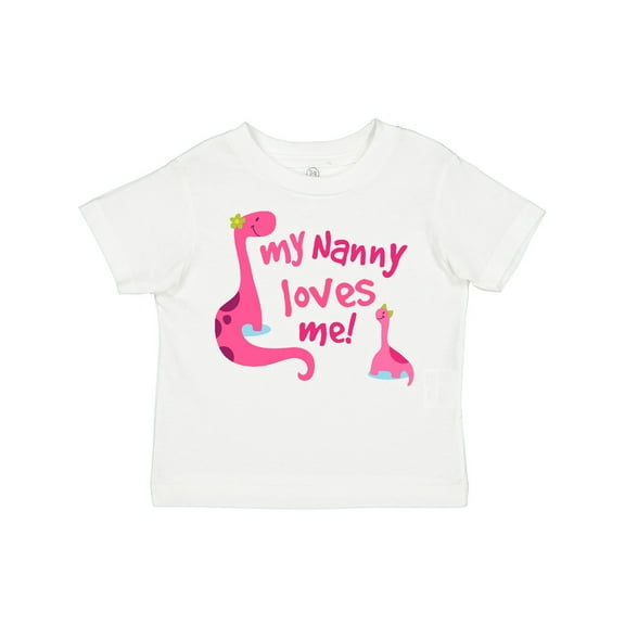 Inktastic My Nanny Loves Me Girls Toddler T-Shirt