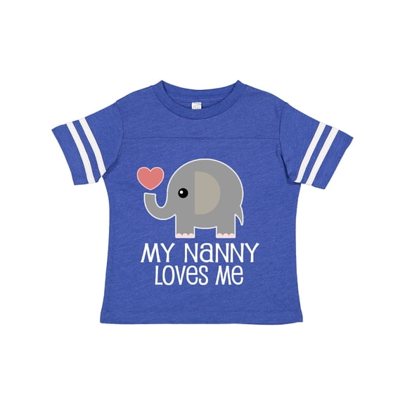Inktastic My Nanny Loves Me Grandchild Boys or Girls Toddler T-Shirt