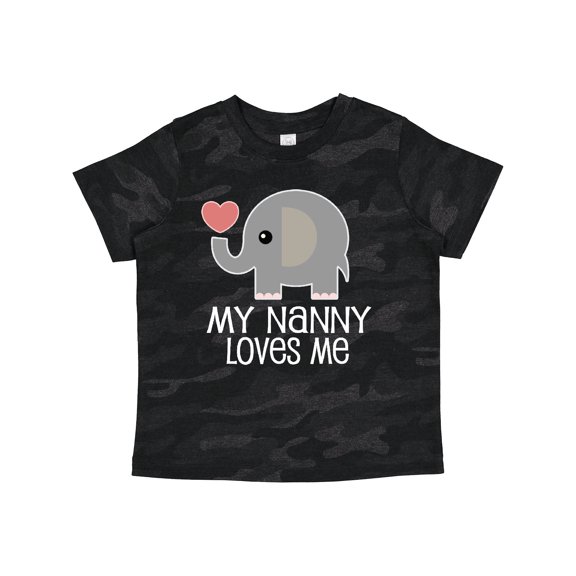 Inktastic My Nanny Loves Me Grandchild Boys or Girls Toddler T-Shirt