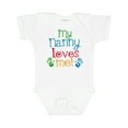 thumbnail image 1 of Inktastic My Nanny Loves Me Grandson Boys or Girls Baby Bodysuit, 1 of 5