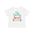 thumbnail image 1 of Inktastic My Nanny Loves Me Grandson Boys or Girls Baby T-Shirt, 1 of 5
