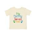 thumbnail image 1 of Inktastic My Nanny Loves Me Grandson Boys or Girls Baby T-Shirt, 1 of 5