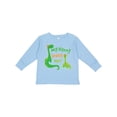 thumbnail image 1 of Inktastic My Nanny Loves Me Grandson Dinosaur Boys Long Sleeve Toddler T-Shirt, 1 of 5