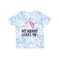 thumbnail image 1 of Inktastic My Nanny Loves Me Unicorn Girls Toddler T-Shirt, 1 of 5