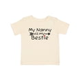 thumbnail image 1 of Inktastic My Nanny is My Bestie Boys or Girls Baby T-Shirt, 1 of 5