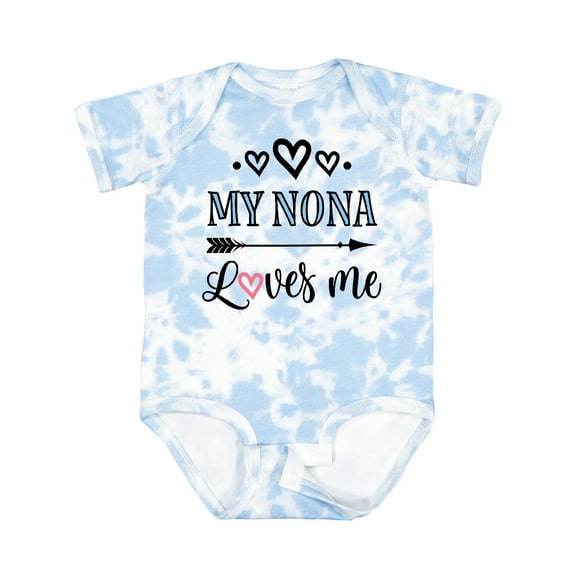 Inktastic My Nona Grandma Loves Me Girls Girls Baby Bodysuit