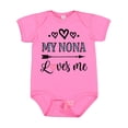 thumbnail image 1 of Inktastic My Nona Grandma Loves Me Girls Girls Baby Bodysuit, 1 of 5