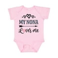 thumbnail image 1 of Inktastic My Nona Grandma Loves Me Girls Girls Baby Bodysuit, 1 of 5