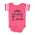 thumbnail image 1 of Inktastic My Nona Grandma Loves Me Girls Girls Baby Bodysuit, 1 of 5