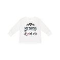 thumbnail image 1 of Inktastic My Nona Grandma Loves Me Girls Girls Long Sleeve Toddler T-Shirt, 1 of 5