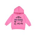 thumbnail image 1 of Inktastic My Nona Grandma Loves Me Girls Toddler Hoodie, 1 of 4