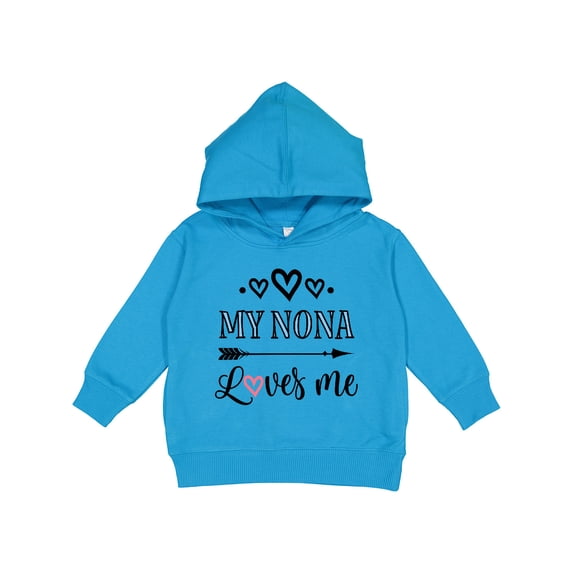 Inktastic My Nona Grandma Loves Me Girls Toddler Hoodie