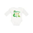 thumbnail image 1 of Inktastic My Nona Loves Me Grandson Dinosaur Boys Long Sleeve Baby Bodysuit, 1 of 5