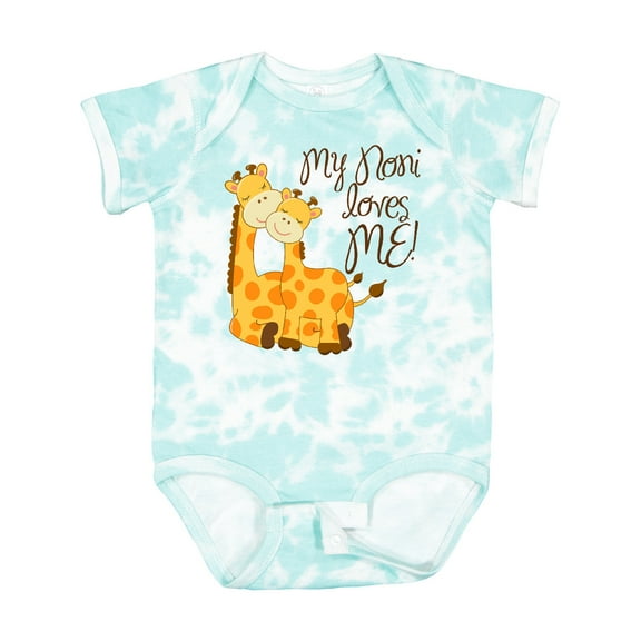 Inktastic My Noni Loves Me Boys or Girls Baby Bodysuit