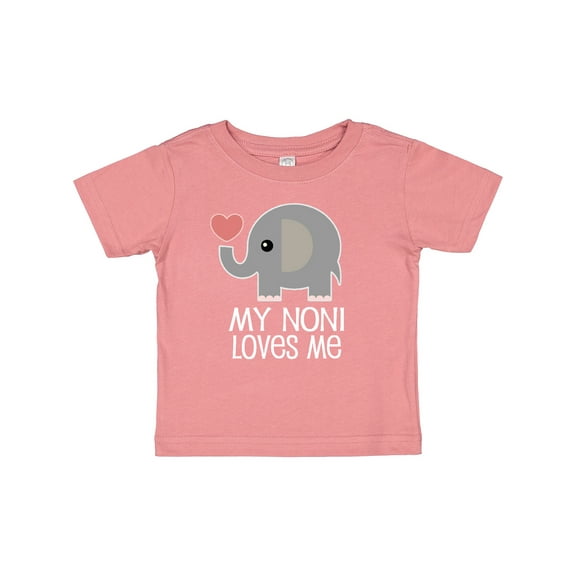 Inktastic My Noni Loves Me Grandchild Boys or Girls Baby T-Shirt