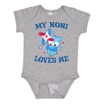 thumbnail image 1 of Inktastic My Noni Loves me with Owl Boys or Girls Baby Bodysuit, 1 of 5