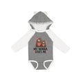 thumbnail image 1 of Inktastic My Nonna Loves Me Bear Boys or Girls Long Sleeve Baby Bodysuit, 1 of 5