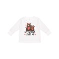 thumbnail image 1 of Inktastic My Nonna Loves Me Bear Boys or Girls Long Sleeve Toddler T-Shirt, 1 of 5