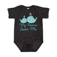 thumbnail image 1 of Inktastic My Nonna Loves Me Boys or Girls Baby Bodysuit, 1 of 5