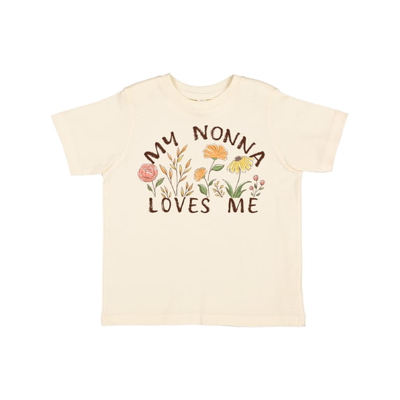 Inktastic My Nonna Loves Me Boys or Girls Toddler T-Shirt