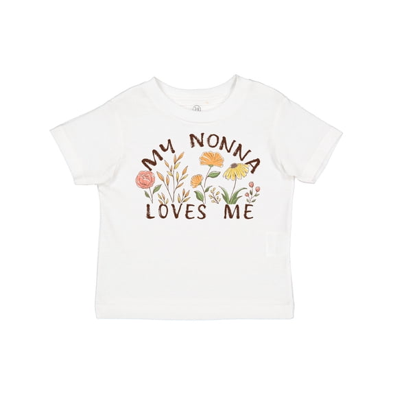 Inktastic My Nonna Loves Me Boys or Girls Toddler T-Shirt