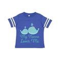 thumbnail image 1 of Inktastic My Nonna Loves Me Boys or Girls Toddler T-Shirt, 1 of 5