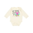thumbnail image 1 of Inktastic My Nonna Loves Me- Cute Dragonfly Boys or Girls Long Sleeve Baby Bodysuit, 1 of 5