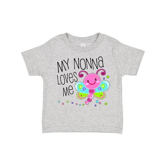 Inktastic My Nonna Loves Me Cute Dragonfly Boys or Girls Toddler T-Shirt