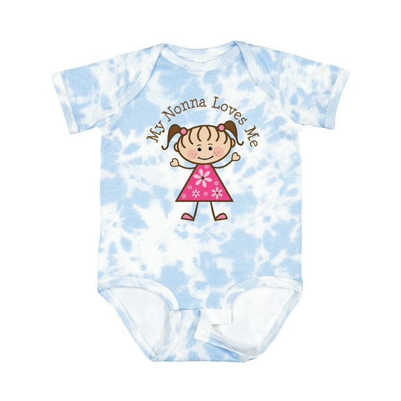 Inktastic My Nonna Loves Me Girls Baby Bodysuit