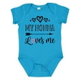 thumbnail image 1 of Inktastic My Nonna Loves Me Girls Girls Baby Bodysuit, 1 of 5
