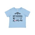 thumbnail image 1 of Inktastic My Nonna Loves Me Girls Girls Baby T-Shirt, 1 of 5